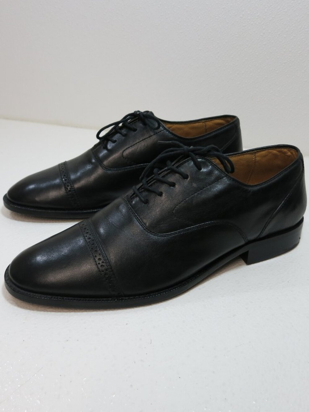 G. H. Bass & Co. Cap Toe Leather Dress Oxfords Men's Footwear Shoes Sz 11 M